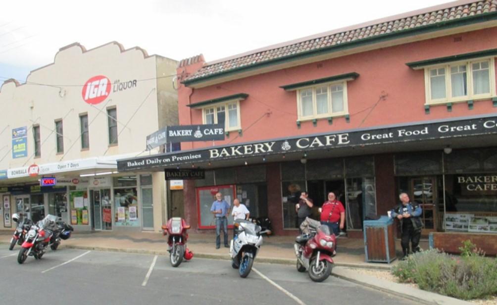 Ride to Cann River 5 th February Eden wharf for a coffee, great ride to Cann River via the magical Imlay Rd.