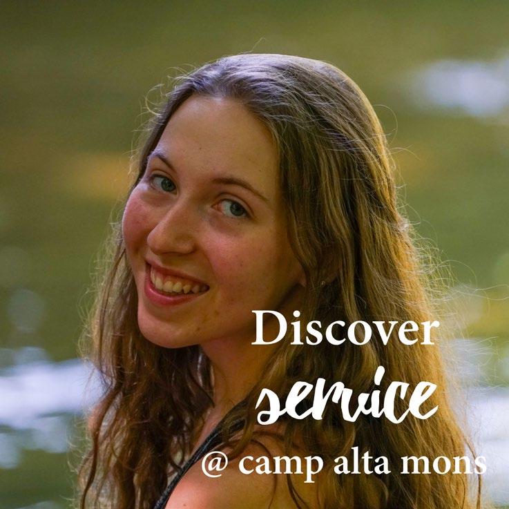 Each summer the Alta Mons CIT Program accepts high school students who want to develop their leadership skills and spend the summer at camp for FREE! More information at www.altamons.