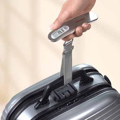 travel collection Luggage scale for universal use, for easy and portable weighing.