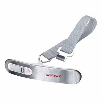 Travel Scale 66172 Luggage Scale TRVEL Handheld digital luggage scale. Sturdy metal hook and carrying strap.