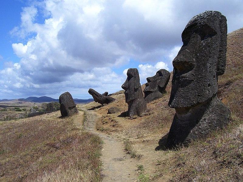 Chile Interesting Info Easter Island Chilean Island in the southeastern Pacific Ocean Famous for its 887 monumental statues called moai, which were