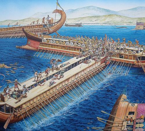 B. The Height of Athenian Power 1. Athenian power was based on the Athenian Navy. 2. Used lower class men as rowers and the invention of the trireme. 3.