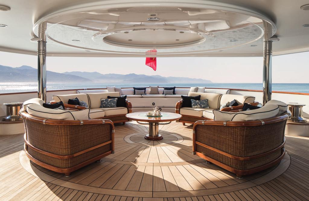 Seating on the main deck
