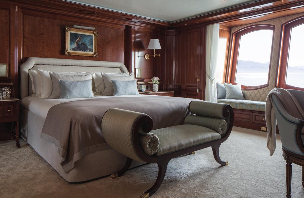the master suite Spacious and luxurious accommodation for 12 guests is on the