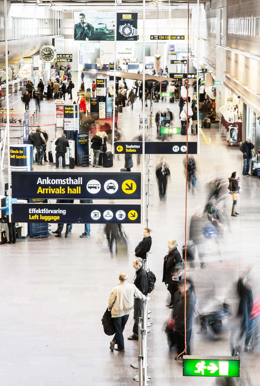 Airport Advertising Airports are positively charged environments that signal exclusivity, excitement and expectations, and the majority of the travelers are receptive to change and belong to a market