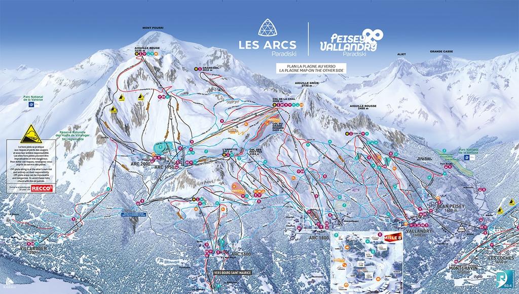Ski area: SKI AREA: PARADISKI AREA From 1250m to 3250m 425 km of slopes 37