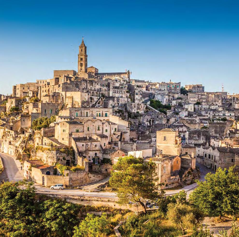 Italy, the Deep South & Sicily 7 Incredible Days Rome to Palermo Stay 2 nights in the breathtaking city of Matera Explore the ancient villages and towns of Puglia and Matera before crossing to the