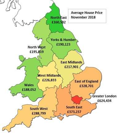 London boroughs, counties and unitary authorities Analysing the change in transactions in England & Wales by unitary authority area, the five areas with the highest % increase in transactions are