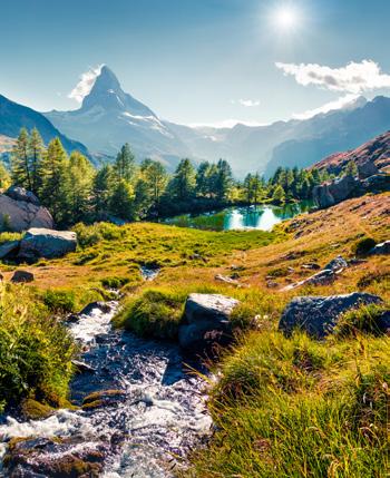 Accommodation: Relais Châteaux Les Sources des Alpes DAY 05-11 SEP (WED) - LEUKERBAD ZERMATT Enjoy a leisure morning and transfer to Grimentz to visit the wine cellar.