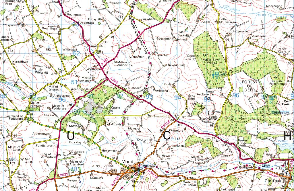 Reproduced from the Ordnance Survey map with the sanction of the Controller of H.M. Stationery Office Licence No.