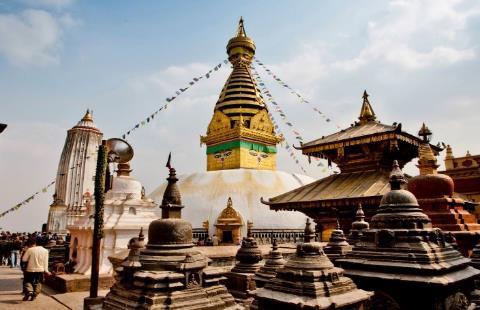 Later in the afternoon, visit Swayambhunath Stupa and Old Bazaar of Kathmandu (Indrachowk and Ason bazaar).