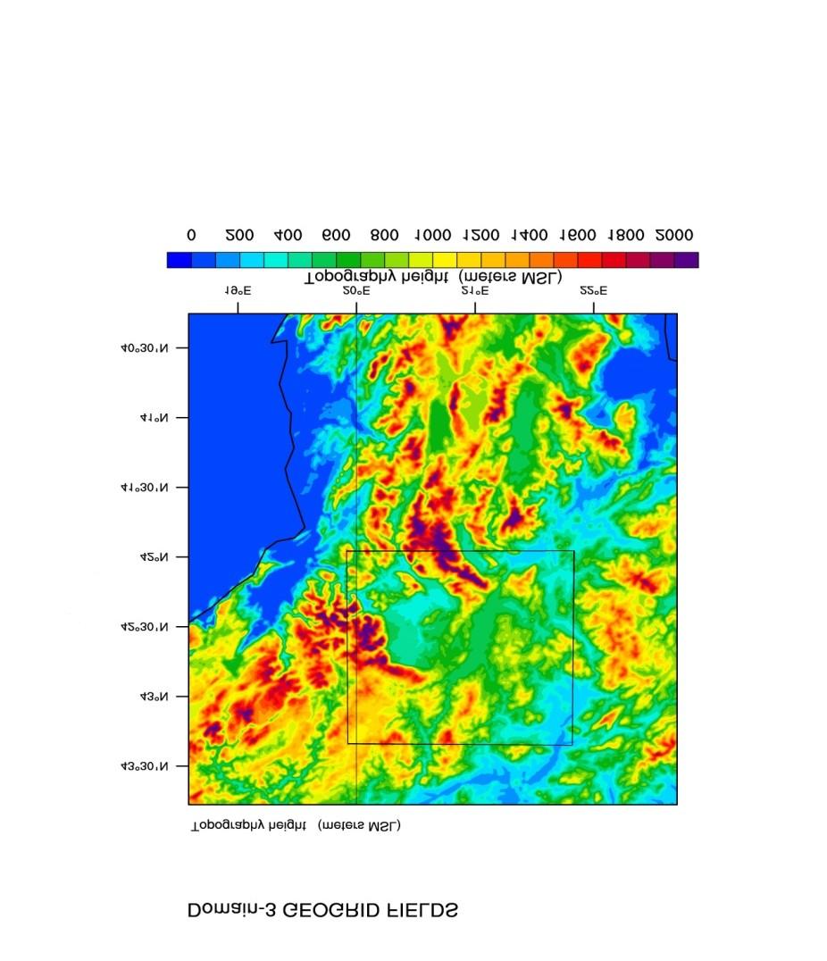 Performanca e modelit WRF është vlerësuar për këto muaj duke përdorur vëzhgimet meteorologjike të arkivuara për 2009/2010 (NEK, 2010, Shtojca 1) pasi nuk ka patur asnjë të dhënë vektoriale për vitin