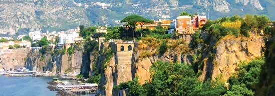 PROGRAM HIGHLIGHTS Discover the masterpieces of the Renaissance in Florence and tour the Colosseum in Rome. In Sorrento, take in sweeping views of the Gulf of Naples.