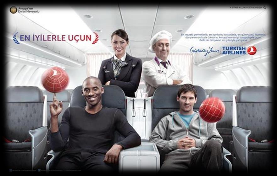 Slika 1: L. Messi i M. Jordan na letu kompanije Turkish Airlines Izvor:Daily News http://www.hurriyetdailynews.com/messi-becomes-brand-ambassador-for-turkish-airlines- ---36