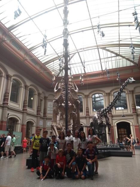 On Wednesday, we went to the museum of natural history.