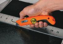 and top powercut Safety point blade Ergonomic body High visibility orange No tools needed for blade
