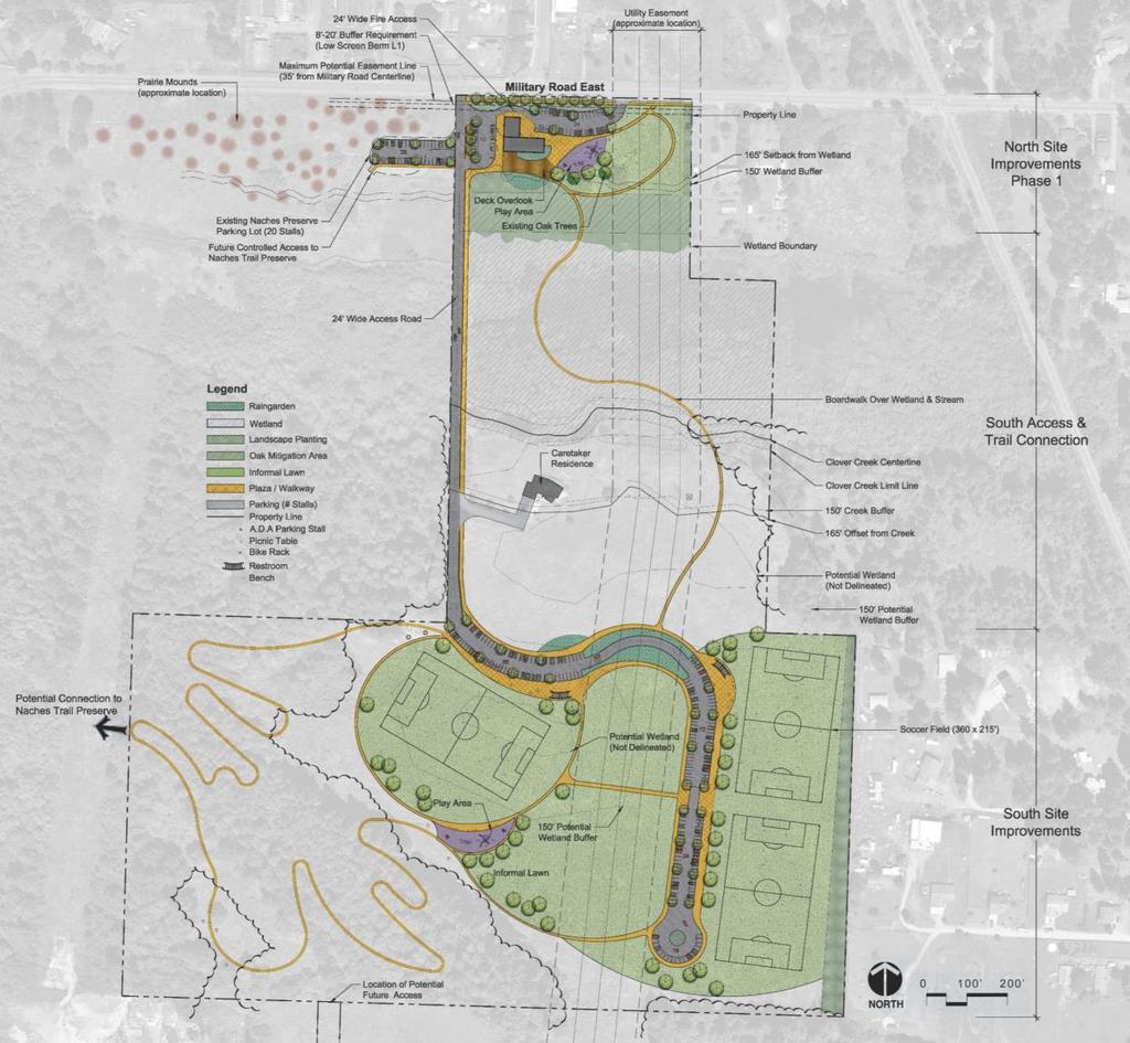 Cross Park Master Plan and North Area Development North Area Development Cost