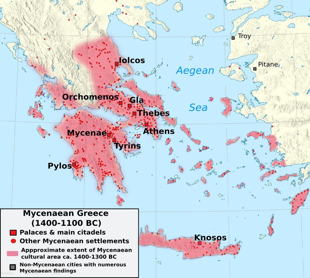 DEVELOPMENT OF MYCENAEAN CULTURE 1600 BC Indo-Europeans settled on the Mainland of Greece. Not politically unified.
