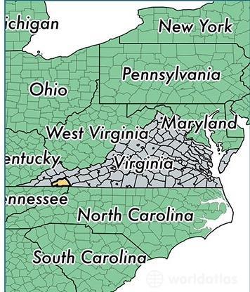 Washington County is in Southwest Virginia, in Central Appalachia near the Blue Ridge Mountains.