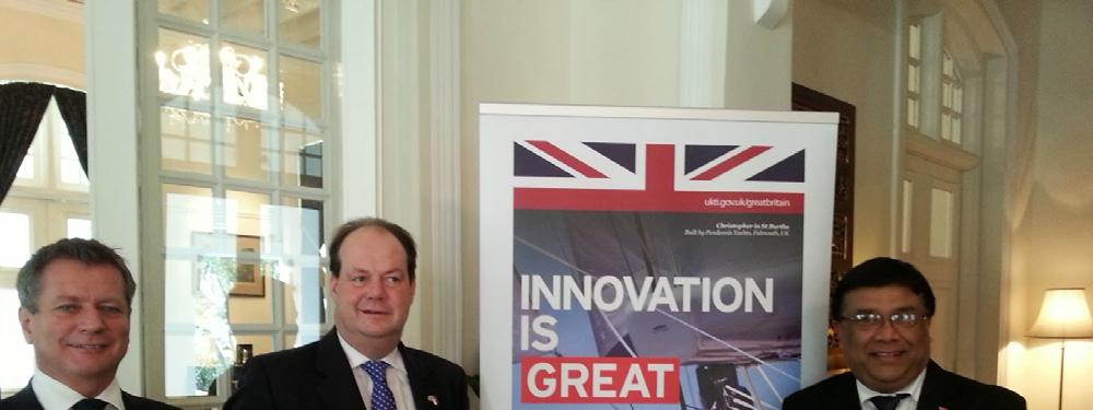 UK Shipping Minister promotes UK flag in Singapore Following recent visits by the UKSR to promote the UK flag in Singapore, the Shipping Minister, Stephen Hammond MP hosted a lunch at the British