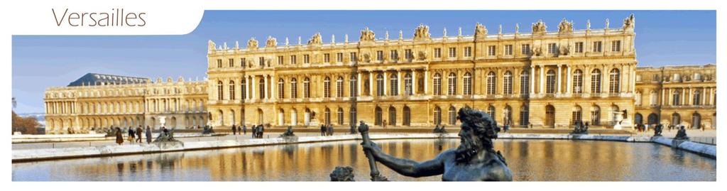 Day 6 Wednesday April 10, 2019 Paris, Versailles, Giverny Breakfast at hotel. Meet our private bilingual certified guide and driver in the hotel lobby at 9:00 am for transfer to Versailles.