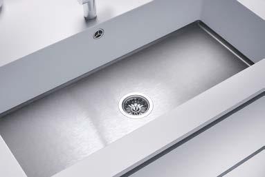 surface material with stainless steel, offering seamless integration, high quality and excellent durability.
