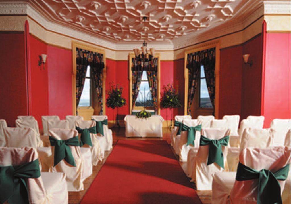 This room is situated between the Grand Hall and the Oak Room, both of which provide ideal
