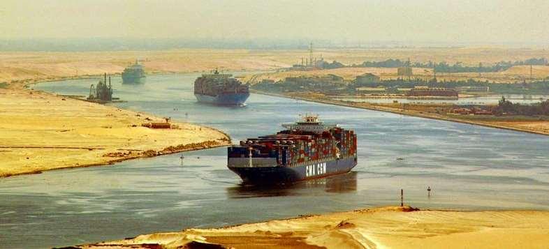 The Number of Ships Able to Navigate the Suez Canal Simultaneously Has