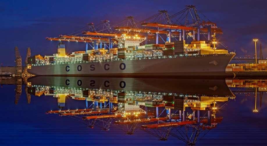 May 8, 2017 Largest Container Vessel to Call at the Port of Virginia COSCO Development Container Ship 13, 092 TEUs Containership COSCO