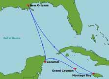 Harvest Caye, Belize Day 6 - Costa Maya, Mexico Day 7 - At Sea Day 8 - Arrive New Orleans Added Value Premium All - Inclusive Gratuities all Included Departures: November 2019 March 2020 Gulf of