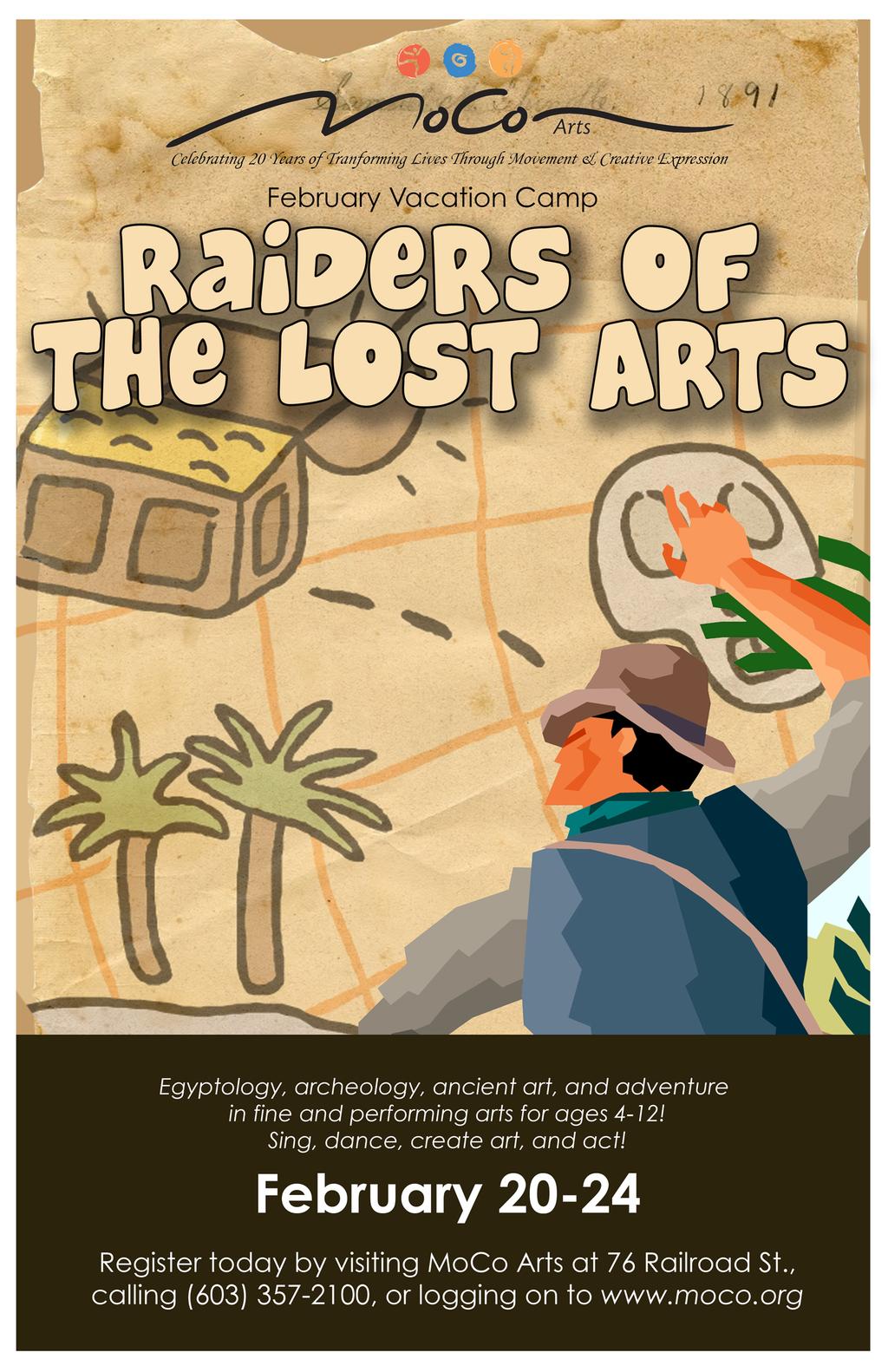 Raiders of the Lost Arts Info Packet Doctor Jones! We need YOUR help to recover the lost artifact from the tomb of King Tut.