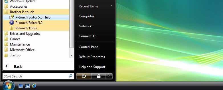 Pokretanje P-touch Editor Helpa Ovaj dio objašnjava kako pokrenuti P-touch Editor Help za Windows.