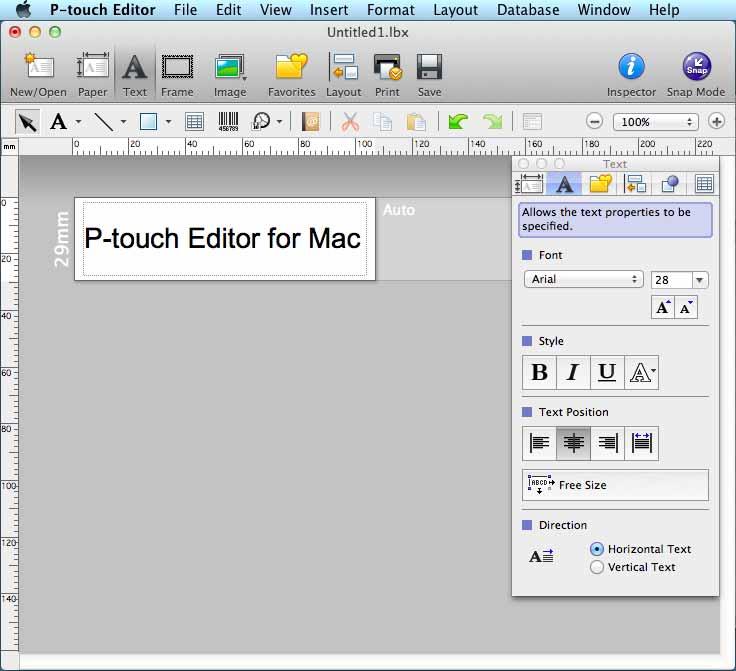 Od programa P-touch Editor Kliknite na izbornik Help i