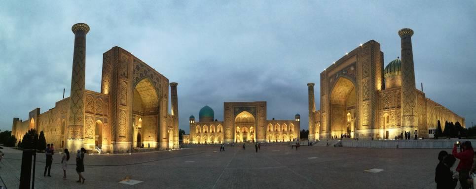 Day 14 : 27Sept Friday Samarkand - Bukhara ( 5 hours ) (B/L/D) Continue our visit in Samarkand to cover the Bibi Khanum Mosque, Gur