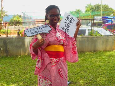 More than 550 people enjoyed various Japanese cultural experiences, such as Yosakoi Soran Japanese festival dance, Karate & Judo, Ikebana, Yukata Dressing, Origami, Cosplay, Calligraphy, Fun activity