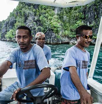 OUR IMPACT In the Misool Marine Reserve Indonesia, our support over the last 10 years helped patrol hours to increase 800% and there was an 86% reduction in illegal