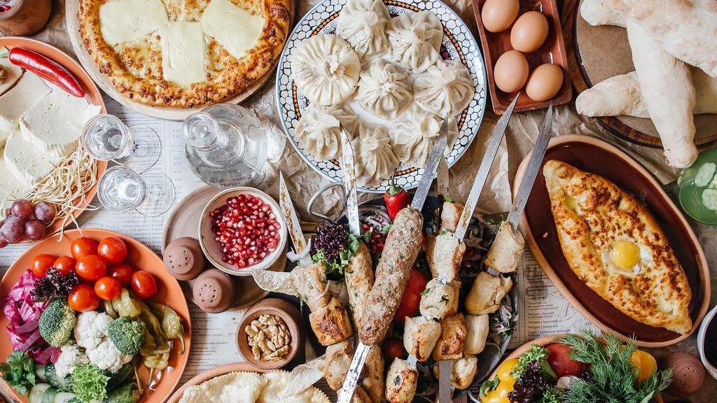A TASTE OF GEORGIAN CUISINE Spanning the Silk Road between Europe and Asia, there's a solid argument to consider Georgian food the world's original