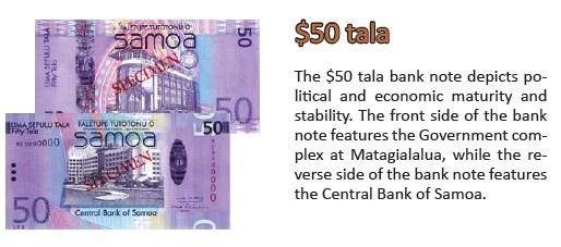 The currency code for Tala is WST, and the currency symbol is