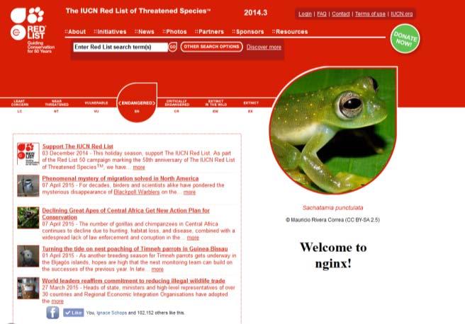 IUCN Red List website http://www.