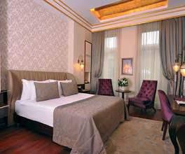 It has been carefully restored in keeping with Istanbul s historic architecture and features antique furnishings.