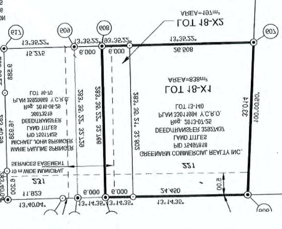Site Plan Subject property to be rezoned / Terrain vise à rezoner Area to be rezoned from MR-3 to R-3 to permit construction of a Single Detached Dwelling.