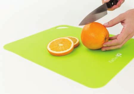 The no-slip edge allow for easy worry free chopping.