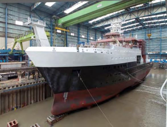 building of the vessel: 2008 Tendering phase with 4 offers from