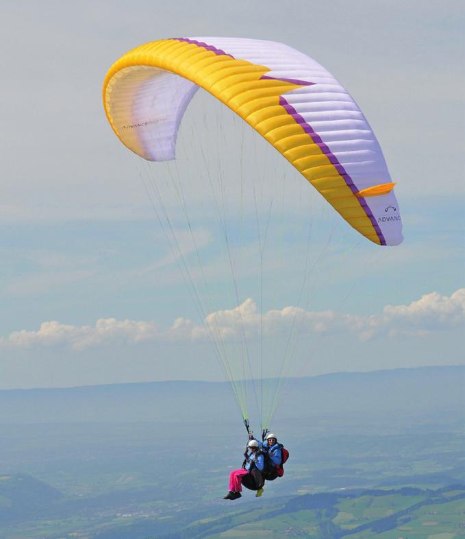 You as the pilot Share the joy and fun of your passion as the BIBETA 5 tandem pilot you and your passenger can takeoff without stress for a reassuring