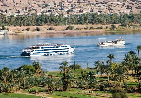 Our Nile Cruiser departs Aswan this afternoon and we cruise the River Nile to Kom Ombo where we disembark to visit the temple which is dedicated to the crocodile headed god - Sobek before returning