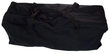 ITEM #195D Features two generously-sized exterior pockets one pocket measures 28" L x 3" W x 14" H; the second is 33" L x 3" W x 14" H with a poly lining and exterior vent, perfect for storing dirty