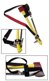 The life-rated webbing features a handle on each end, which allows you to easily pull an injured individual to safety or tie off at a door during your search. Available in Black or Red.