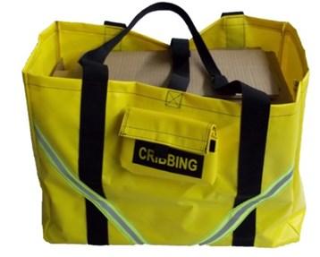 ITEM #EXTRIC-1 Cribbing Bags Offer a large roomy compartment, with inside web strap and side-release