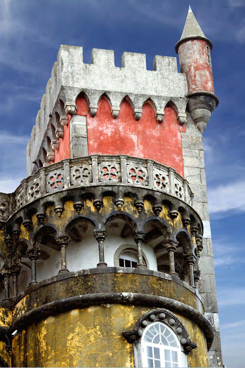 PROGRAM 37 FULL DAY REAL PALACES OF SINTRA Pena Palace: The greatest example of romantic architecture in Portugal, built in the 19th century, at a high of 500 meters (1640 ft). Visit.