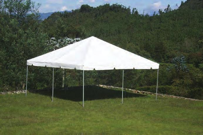 THREE VERSATILE COVER STYLES TRADITIONAL The most frequently used in the tent industry.